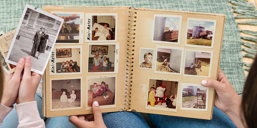 Old photo albums